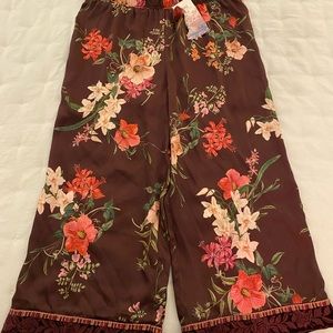 Johnny Was printed cropped pants